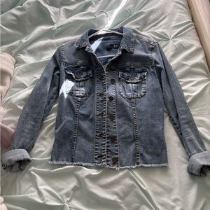 KUT from the Kloth Light Blue Denim Jacket